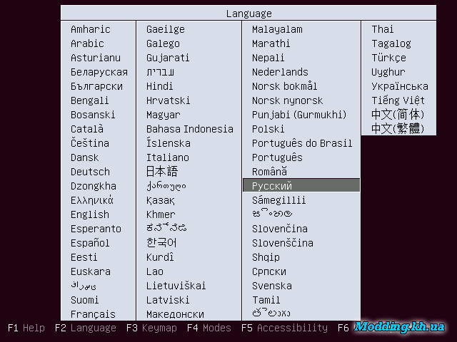 Установка Ubuntu Server